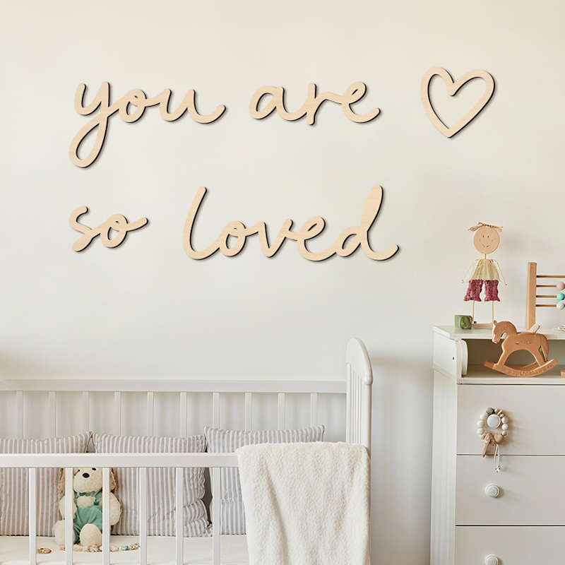 Home Improvement Quotes - Affascinante Adesivo Murale in Legno 'You
