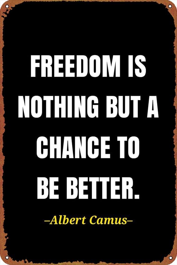 Home Improvement Quotes - Poster con citazione di Albert Camus,