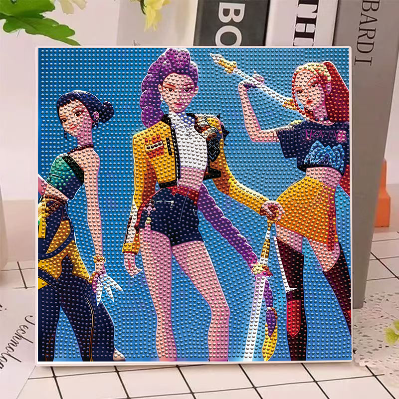 Home Improvement House - Kit Pittura Diamante Anime Hunters Girls