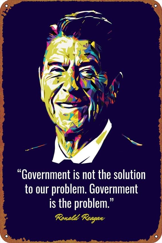 Home Improvement Quotes - Poster con citazioni di Ronald Reagan