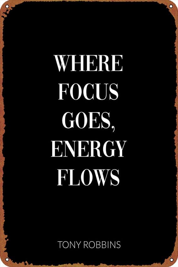 Home Improvement Quotes - Poster con citazioni di Tony Robbins