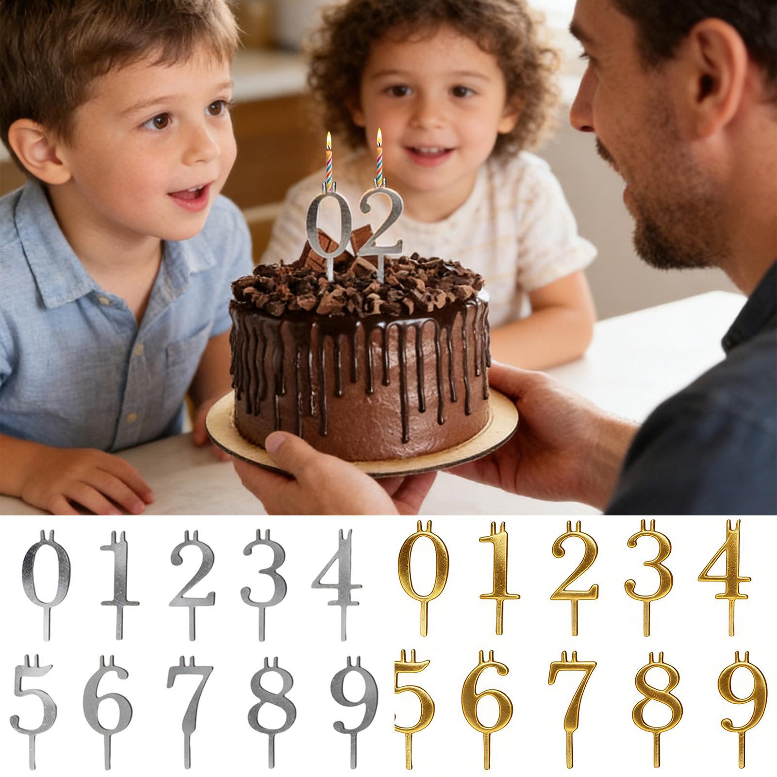 Home Improvement House - Set di 10 Portacandele Numerici in