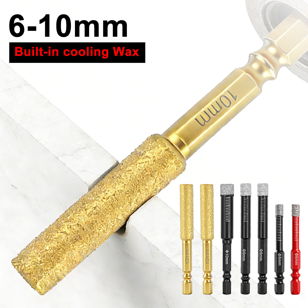    Set di 7 punte diamantate  - Drill Bit Set recensione e prezzo
